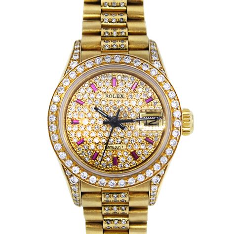 rolex ruby diamonds presidential|rolex presidential with diamond bezel.